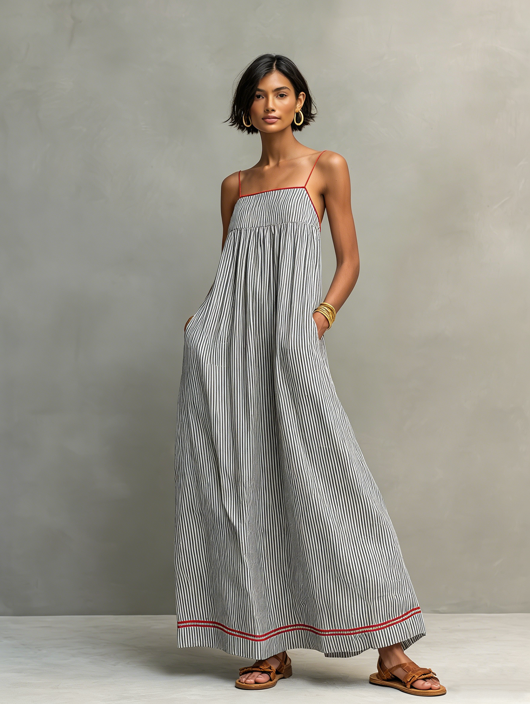 Conjunto Falda Maxi Estampada Azul — Negro
